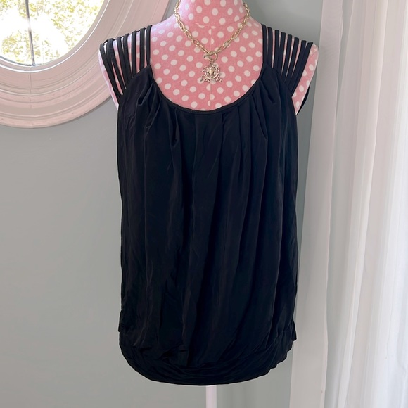 bebe Tops - Bebe Strappy Shoulder Tank Size L